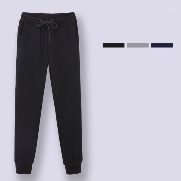 

mrmt 2019 brand spring autumn men's trousers leisure small feet loose pants for male pure cotton closing trouser1, Black