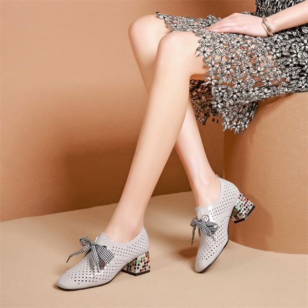 

dress shoes conasco classic hollow comfortable breathable women pumps 2021 summer single woman fashion solid casual working shoes1, Black