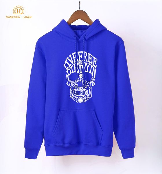 

the skull live letters pint punk pullovers for hip hop streetwear 2020 spring women sweatshirts fashion hoodies, Black
