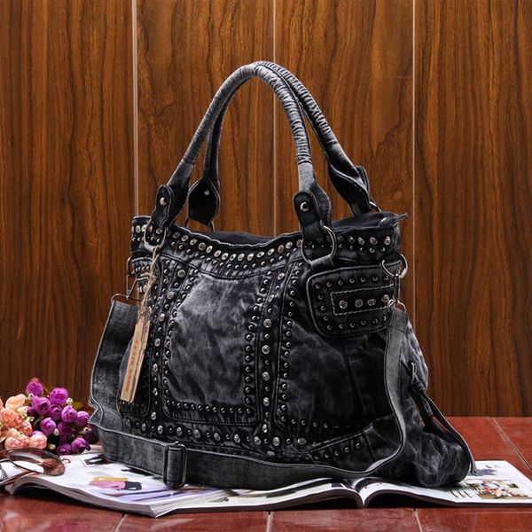 

2020 vintage design fashion denim women bag jeans shoulder bags girls handbags crossbody bag women messenger bags