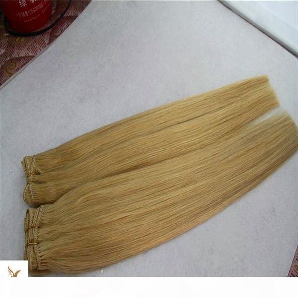 

bleach blonde brazilian hair bundles remy human hair extensions 100g 1pcs bundle deals weave double weft hair weave, Black