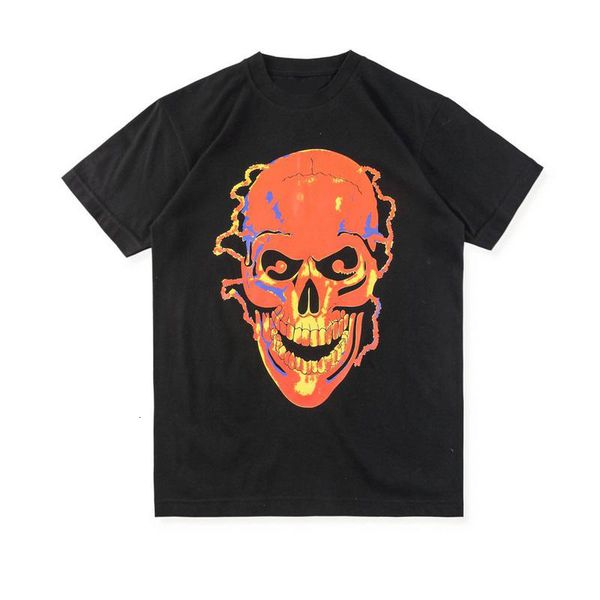 

19ss t shirt casual stylist t shirt fashion hip hop men women short sleeve, White;black