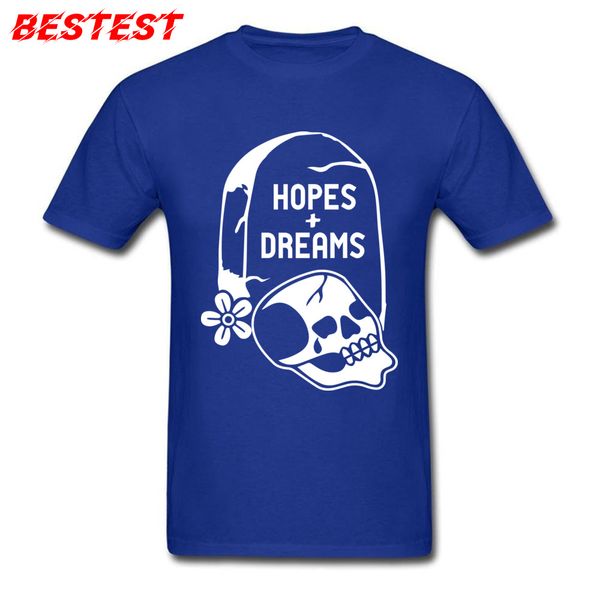 

skull blue tshirt special hopes & dreams rip short sleeve mens casual easter day tees wholesale hooded sweatshirt hoodie men t shirt