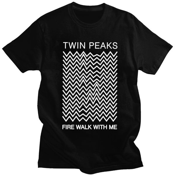 

sport cool twin peaks tshirt men pure cotton urban t-shirt short sleeves fire walk with me david lynch tee shirt clothing merch gift