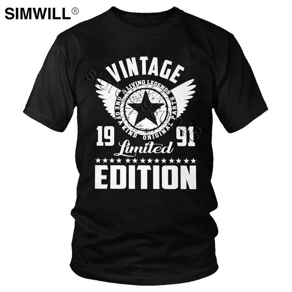 

vintage 1991 limited edition all original parts tee cool short sleeved pure birthday gift slim fit hooded sweatshirt hoodie men t shirt