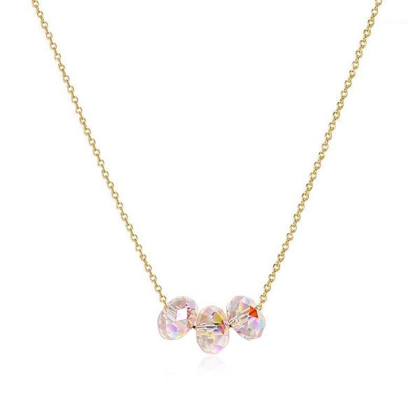 

chains baffin colorful oval beads fancy stone pendant necklace crystals from for women gold color chain trendy jewelry1, Silver