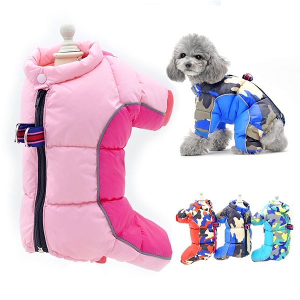 Roupas de inverno para cães, macacão à prova d'água para cães pequenos, super quente, macio, roupa de neve, barriga coberta, feminino, masculino, uso para cães 2223j