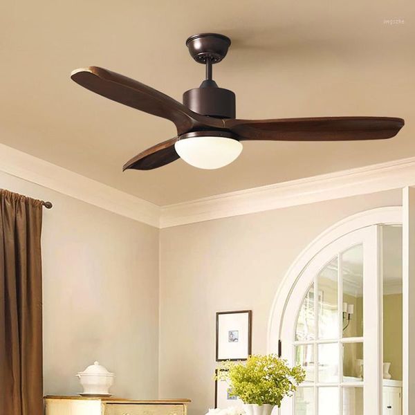 

wooden ceiling fans for living room pure copper motor ceiling fan with light 42 52 inch blades remote control ventilador de teto1