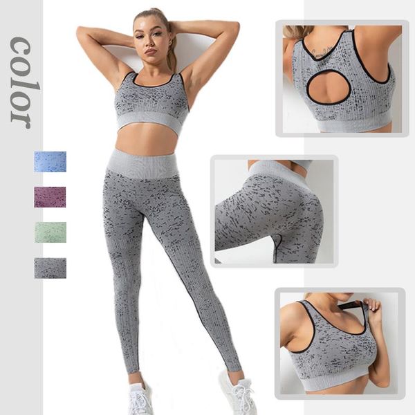 

2020 новый стиль быстрой сушки высокой талией йога установить open back бюстгальтер леггинсы спортивные брюки gym девушки фитнес одежда брюк