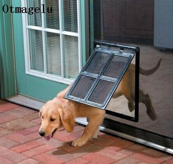 

flap tunnel gates access pet fence home window dog kitty door lockable plastic dog screen pet for door cat for security bbyor