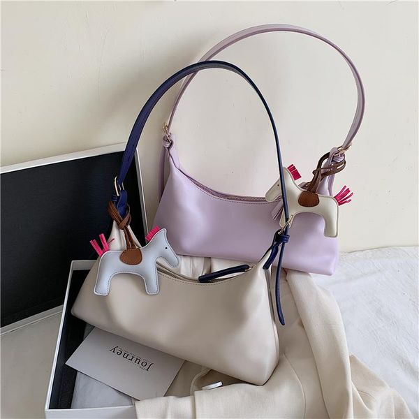 

small square tote bag 2020 new high-quality pu leather women's designer handbag simple chic shoulder underarm bag travel purses