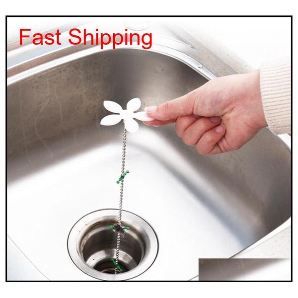 

new bathroom shower drain wig chain cleaner hair clog remover blockage wig preventer anti blocki qylrjg ppshop01