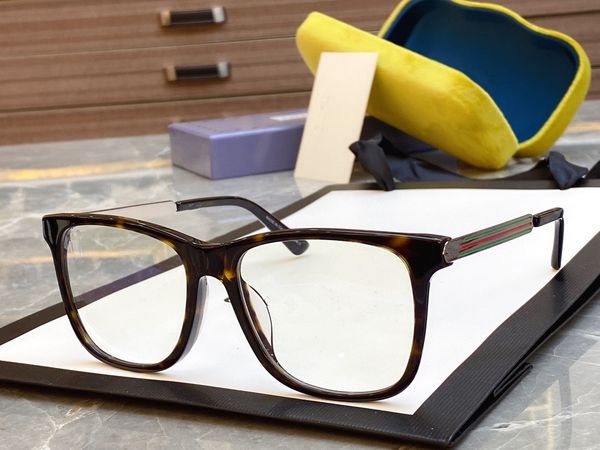 

2021 new 0078 big square frame fashion temperament trend high-end quality joker glasses frame size 56*17*145