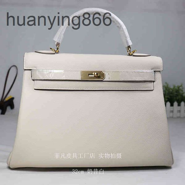

brand h bags genuine leather handbags kelllys herme litchi calfskin togo bag 28 32cm one shoulder slant lock inner sewing