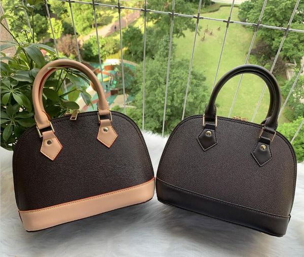 

outlet classic alma bb old flower brown checkerboard crossbody fashion shoulder bag clutch handbag luxury shell package new messenger a6