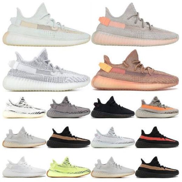 

new ash stone blue pearl fade kanye v2 men running shoes carbon natural cinder earth israfil cloud white mens women sneakers