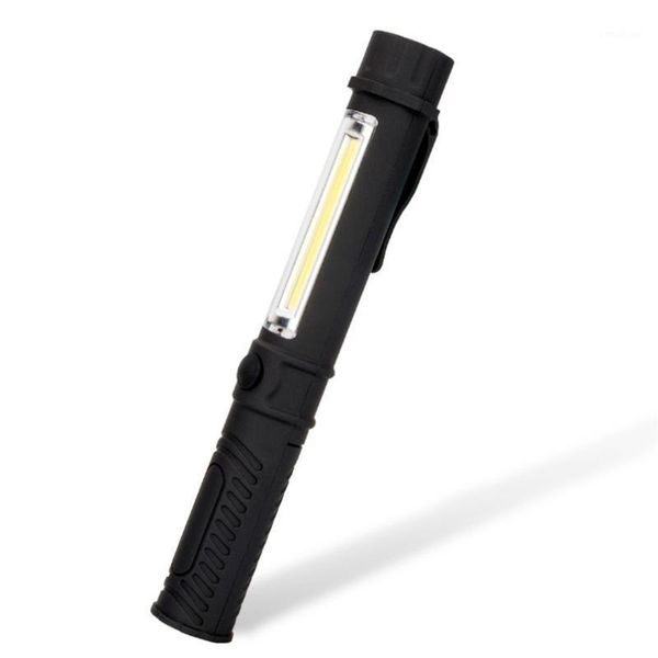 

portable mini pen light working inspection light cob led multifunction bicycle hand torch lamp with magnet #2m031