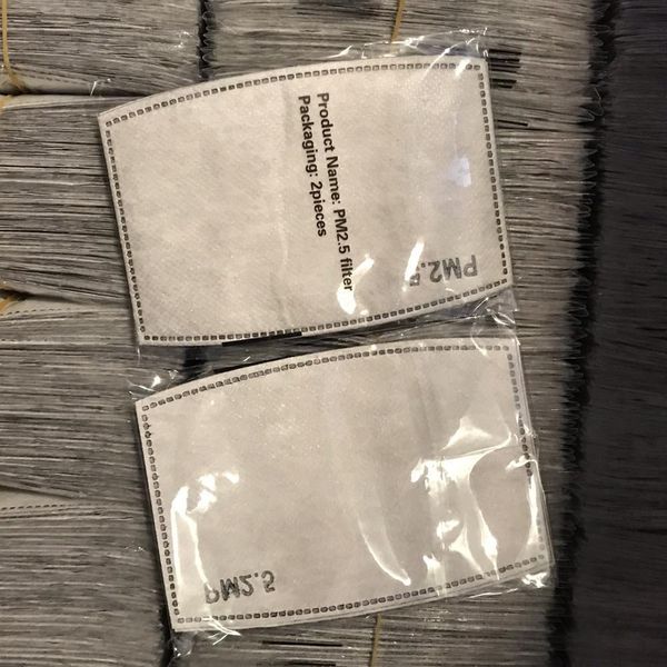

layers face gasket replaceable breathable 5 activated carbon pm2.5 mask filter paper pad for anti