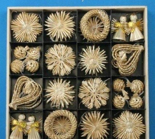 

christmas tree ornaments set wheat straw woven festival decoration christmas decorations for sale online christmas dec jllivg jjxh