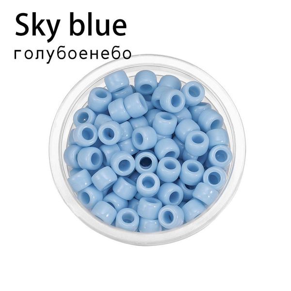 

100 pcs lot 8.m candy color large hole czech beads charm glass czech beads diy bracelet necklaces for jewelry making supplies h bbywru, Silver