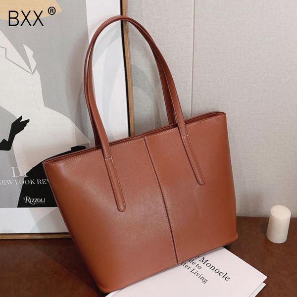 

bxx] simple solid color pu leather shoulder bags for women 2020 winter trend bag high capacity handbags luxury hp034