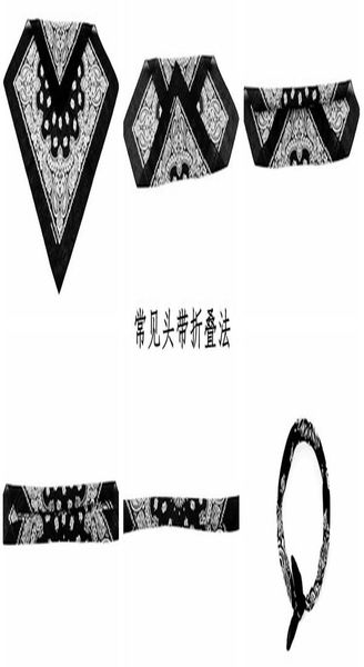 

55cm cotton bandana square scarf love print head scarf women men hip hop bicycle motorcycle bandanas headwear scarves hijab bbyoqy, Black