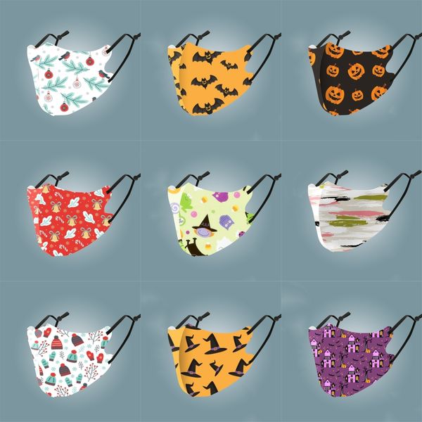 

respirator white non-woven mouth mask anti pollution breathable print face masks for#916, Black