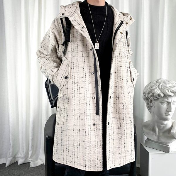 

2021 arrival new spring men coat fashion jacket thicken coat, autumn quality men's full size -3xl p4ul, Tan;black