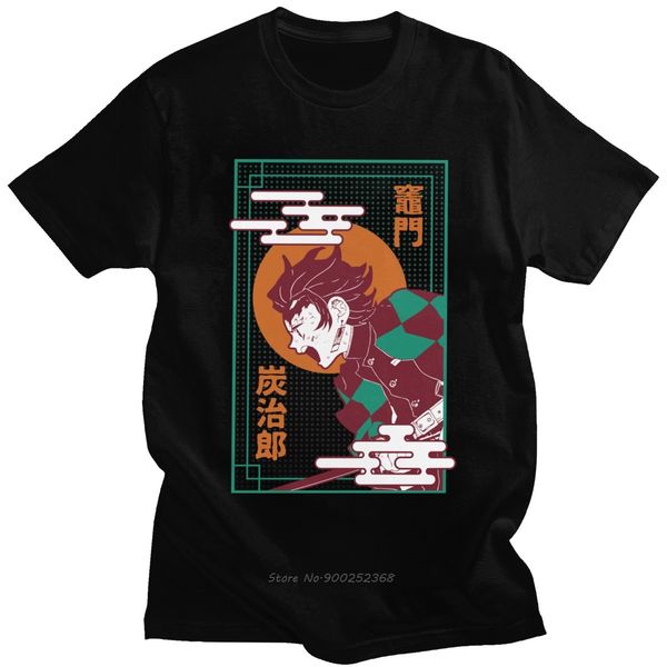 

дизайнеры балахон kawaii demon slayer kimetsu нет yaiba мужчин коротким рукавом tanjiro kamado лето хлопок slim fit s футболки толстовка