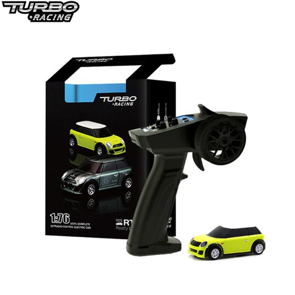 Turbo 1:76 RC Mini Tam Orantılı Toptan Elektrikli Yarış RTR Kiti 2.4 GHz Yarış Deneyimi Yeni Patent Araba 201202