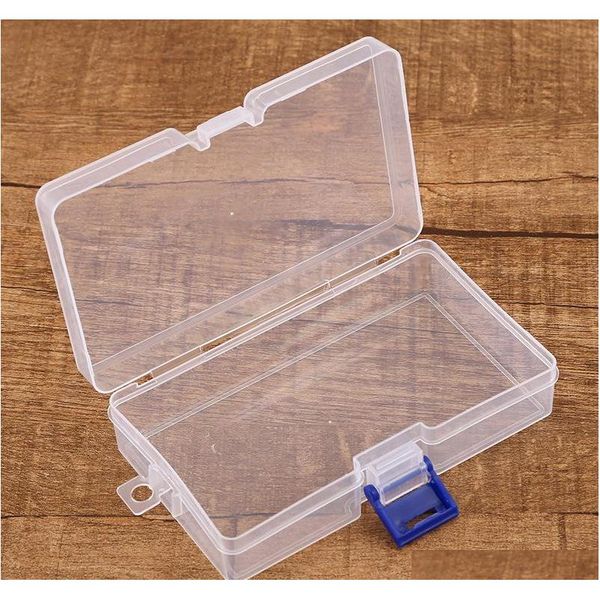 

empty plastic clear storage box small accessories box plastic lock box for jewelry earrin sqcmzz home_hot