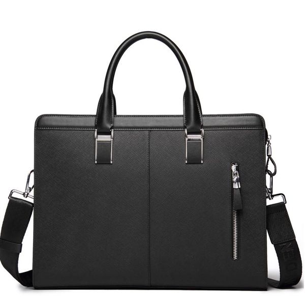 

bison denim cowhide business briefcase genuine leather handbag men messenger bag tablet shoulder bag crossbody male bags