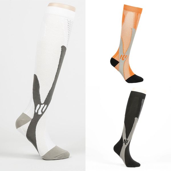 

non pressure slip wear resistant pressure long tube compression socks men's thin sweat wicking sports outdoor socks ijwwy, Black