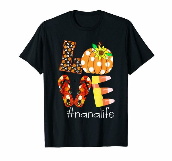 

funny love #nanalife pumpkin flip flops halloween vintage black 3xl women fashion sport hooded sweatshirt hoodie t shirt
