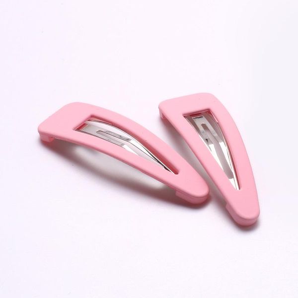 

6 см матовые зажимы для волос для детских девушек треугольник зажимы для укладки аксессуар 10 цвет прекрасных волос большие металлические ба, Black;brown