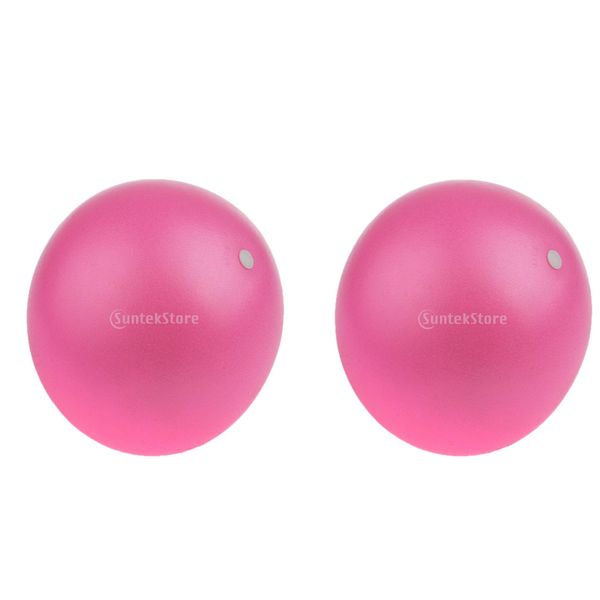 

2pcs yoga ball physical fitness pvc mini ball 15cm pink inprove blood circulation