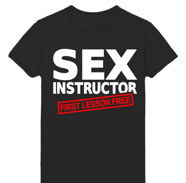 

instructor 1st lesson stag party club funny cp116 tee t shirt good quality t shirt sport hooded sweatshirt hoodie