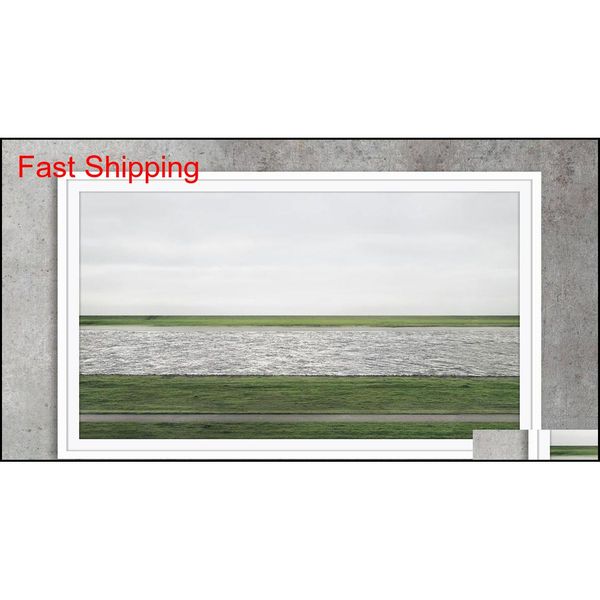 

andreas gursky pgraphy rhein ii art posters print p paper qylbud homes2011