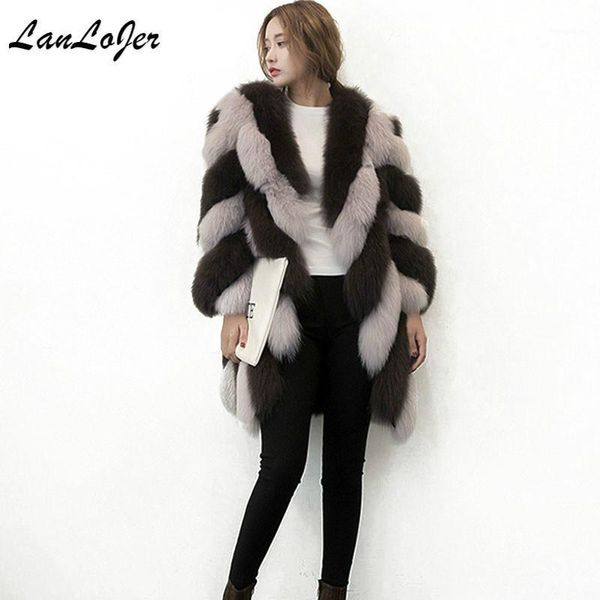 

women's fur coats faux fur bomber coat artificial ladies long sleeves jacket winter warm long hair trench coat1, Black