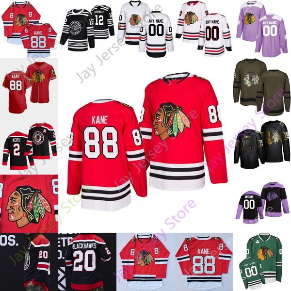 

chicago blackhawks ice hockey jersey alexander nylander brandon pirri zack smith carl soderberg dylan strome subban suter wallmark zadorov, Black;red