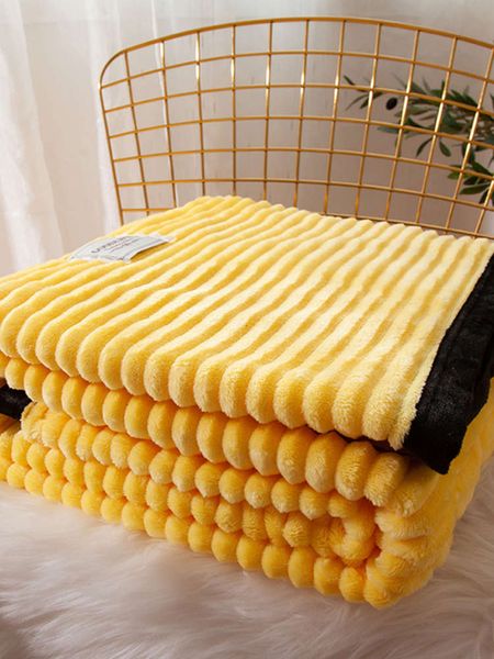 

quilt thickened office air conditioner nap coral sheet flannel cover blanket