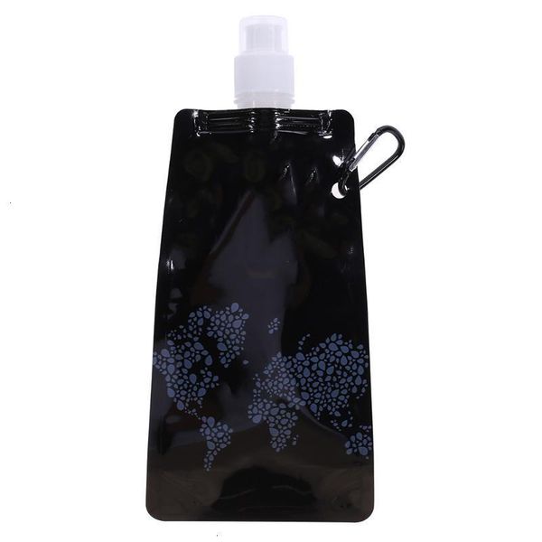 

u167nu factory price bag portable outdoor ultralight bottle foldable silicone sport supplies hiking camping soft water 500ml 3 n
