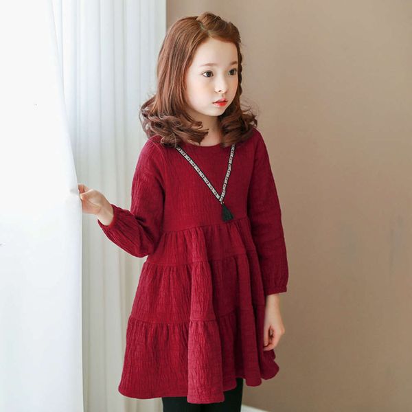 

autumn drs for girls in new 2020 uhyk, Red;yellow