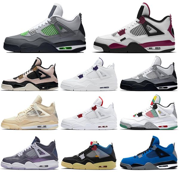 

2021 последние 4 jumpman 4s baskeball обувь для женщин мужчин парус carnival encore cactus jack торо браво мужские кроссовки спортивные snes