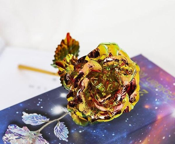 

christmas day gift 24k gold foil plated rose creative gifts lasts forever rose for valentine bbydjf bdesports