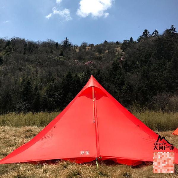 

tents and shelters asta gear fengyin2 pyramid 1-4people water-proof 2-side-silicon-coating flysheet ultralight 4-season tent inner poles