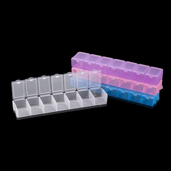 

размер 13.2cm пластиковый прямоугольник прозрачный ящик для хранения дело держатель ремесла организатор handcraft diy шариков jewelry box ca