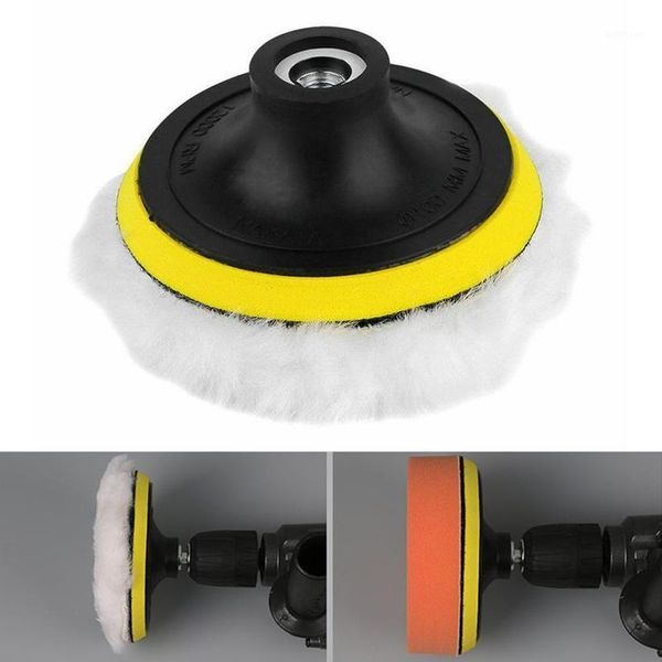 

5pcs/set 3 inch car polishing pad auto car polish pad sponge wheel kit beauty waxing polishing1