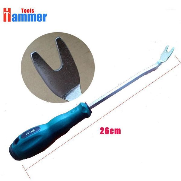 

plastic push pin rivet fasteners trim moulding clip screwdriver car door panel trim remover puller tool1