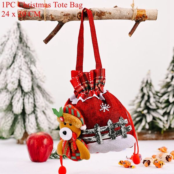 

рождество конфеты мешок санта-клауса подарки сумка с рождеством с новым годом 2021 рождественские украшения natale 2020 noel украшения bbyon